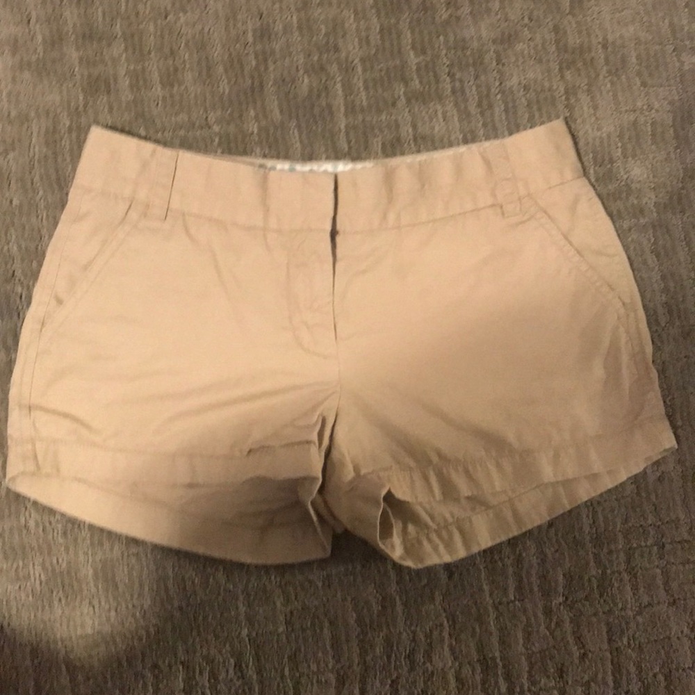 J Crew Chino Khaki Shorts
